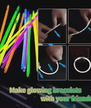 Glowsticks Multicolor 50/100 Stuks - Feestverlichting & Armbanden