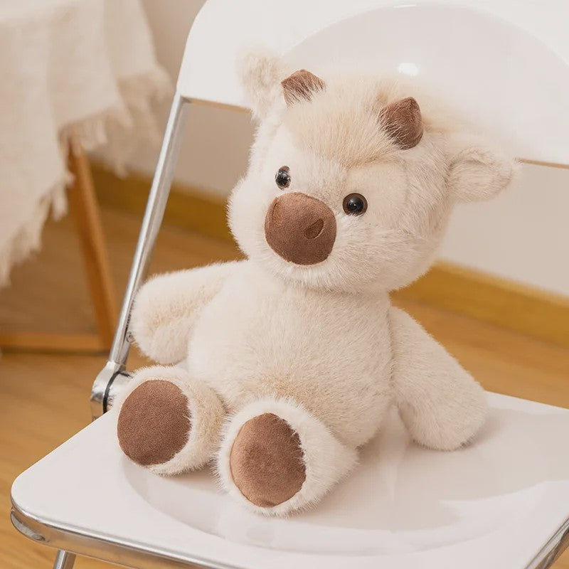 Schattige Highland Koe Pluche Knuffel - Zacht & Knuffelbaar Cadeau