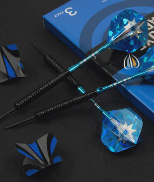 Huanqu 19g Dartpijlen Set: Professionele Iron Darts met Antislip Grip, Inclusief Opbergdoos en Accessoires