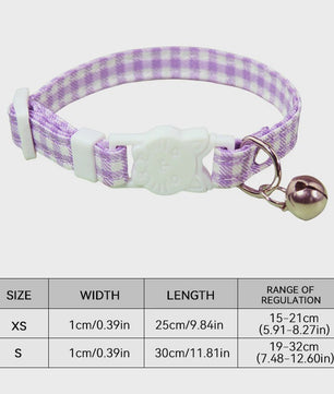 Verstelbare Kattenhalsband met Bel - Veilig & Stijlvol - Anti-verstikking Gesp