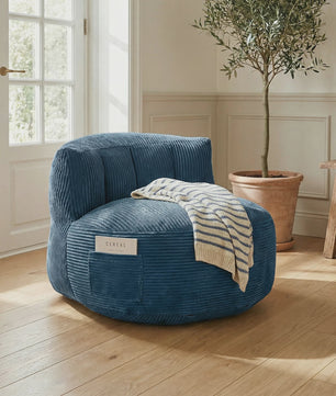 Comfortabele Corduroy Beanbag Fauteuil - Zachte Zitzak Bank voor Volwassenen