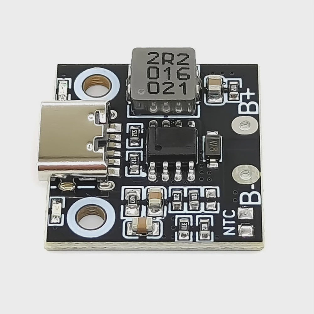 USB-C Lithium Batterij Laadmodule met Bescherming en Indicator