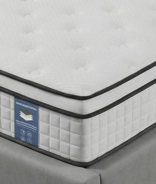 Hybride Pocketvering Matras 140x200cm & 160x200cm - 25cm Dik, Ademend & Comfortabel