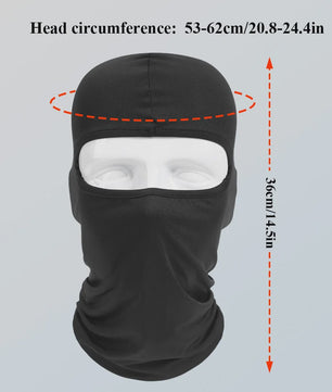 Motor Balaclava Volledig Gezicht Masker - Sneldrogend, Winddicht & UV-beschermend
