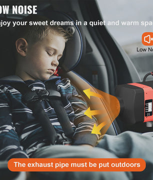12V 2KW Diesel Air Heater met LCD & Afstandsbediening - Parkeerverwarming voor Auto, Bus, Camper, Vrachtwagen