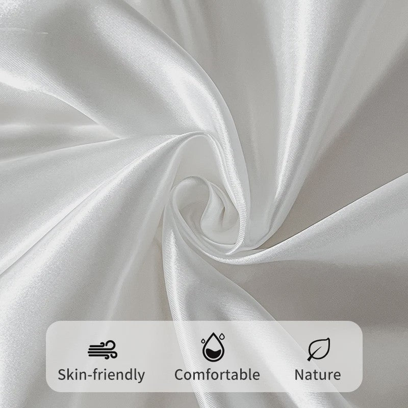 Satijnen Hoeslaken met 360° Elastische Band - Luxe en Comfortabel Beddengoed