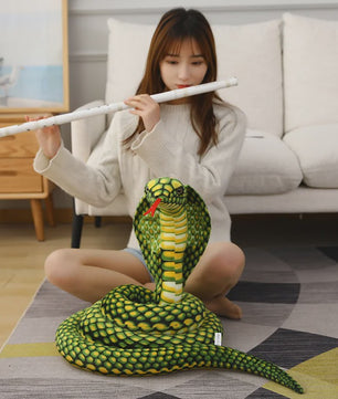 Pluche Cobra Slang Knuffel - Verkrijgbaar in 80, 170 & 240cm