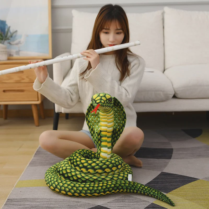 Pluche Cobra Slang Knuffel - Verkrijgbaar in 80, 170 & 240cm