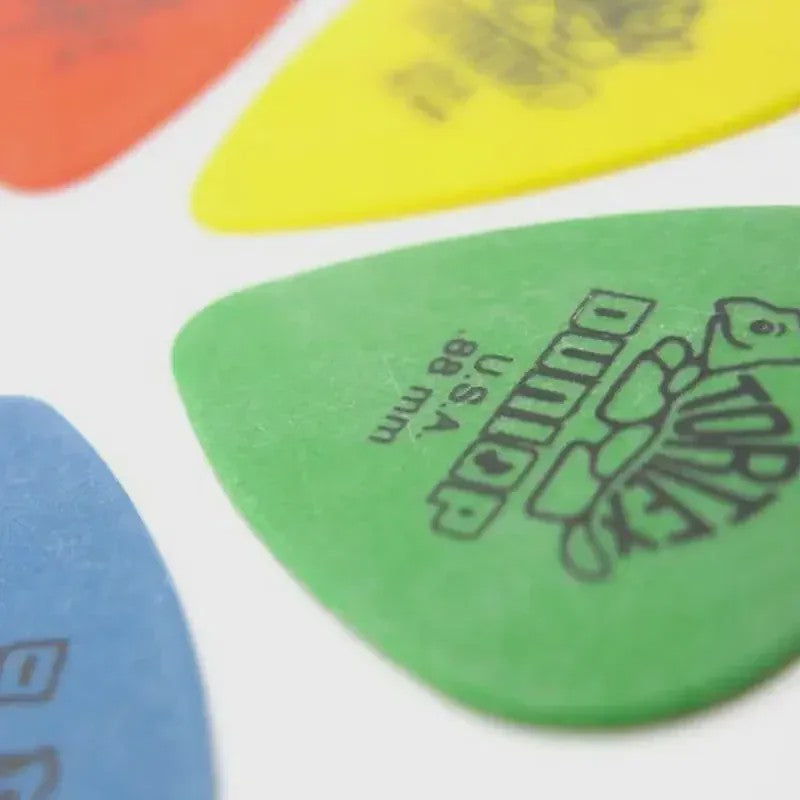 Dunlop Tortex Plectrums Set - 10 Stuks Diverse Diktes voor Gitaar