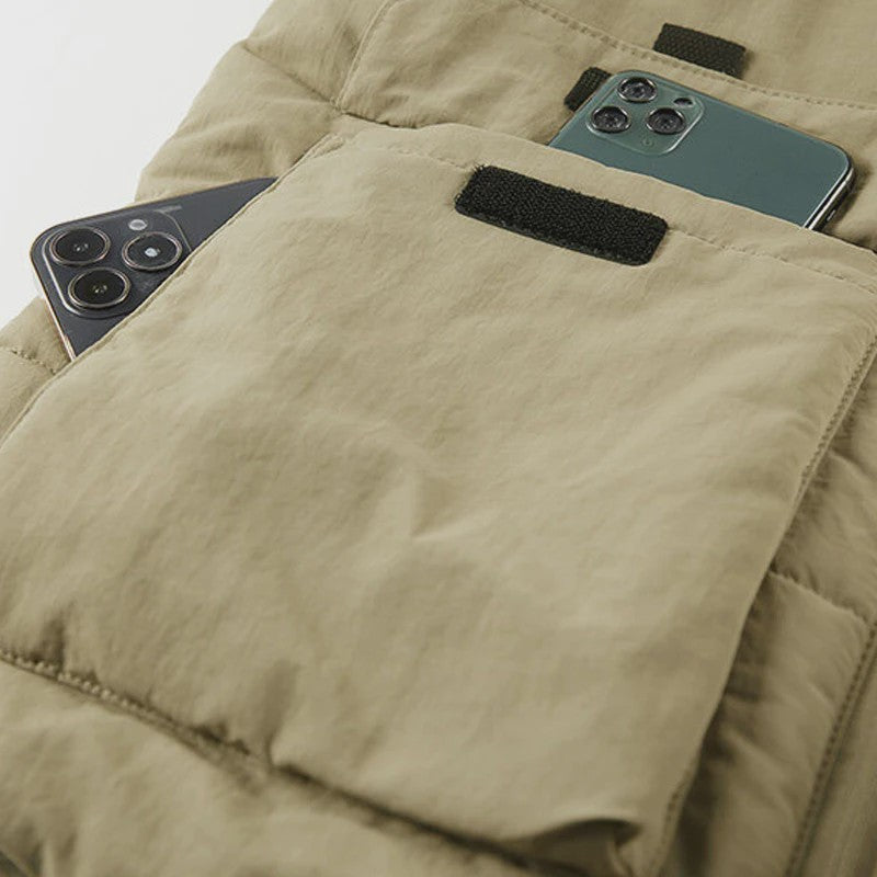 Heren Winter Vest - Warm Fleece Gevoerd, Multi-Pocket, Grote Maten tot 6XL