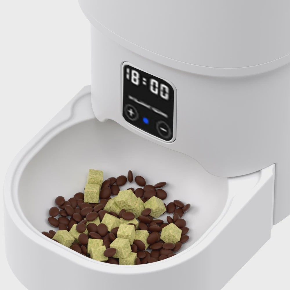 4L Slimme Voerautomaat voor Katten & Honden met WiFi - Tijdsgestuurd & Gekwantificeerd Voeren