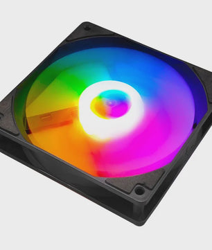 Manmu 120mm Rainbow RGB PC Ventilator - Hoge Koelprestaties voor Gaming PC's