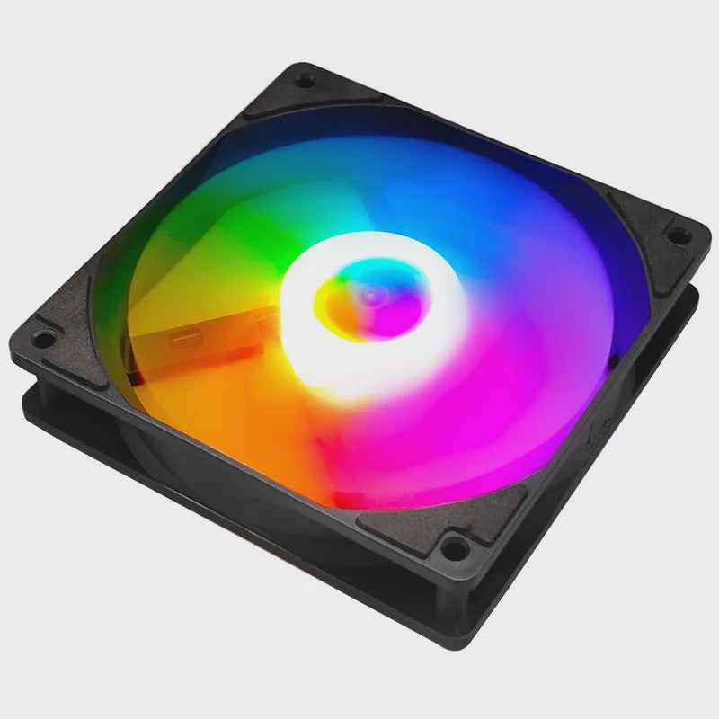 Manmu 120mm Rainbow RGB PC Ventilator - Hoge Koelprestaties voor Gaming PC's