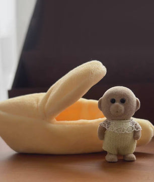 Schattige Aap Banaan Pluche Knuffel - Zacht, Kawaii Cadeau voor Kinderen en Tieners