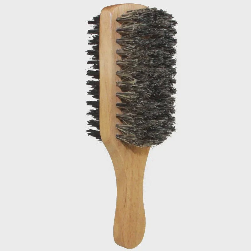 Herborst Borstel voor Mannen - Natuurlijke Houten Golfborstel voor Haar & Baard Styling