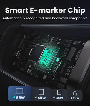 UGREEN UNO USB-C naar USB-C Kabel - 100W PD Snelladen & Data - 0.5-3M