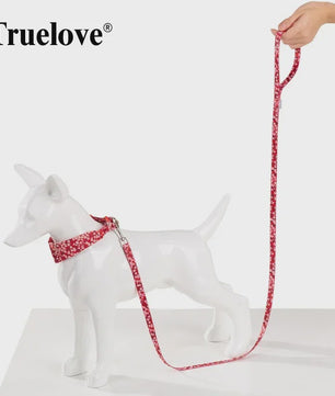 Truelove Hondenlijn Polyester Bloemenprint - Lichtgewicht & Duurzaam voor Training en Wandelen