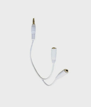 3.5mm Y-Splitter Kabel: 1 Male naar 2 Female Audio Adapter voor Koptelefoon & Microfoon