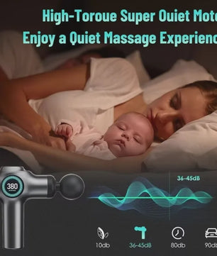 Draagbaar Massagepistool voor Diepe Weefselmassage - USB-C Oplaadbaar