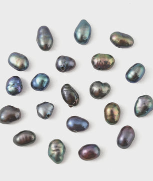 10x Natuurlijke Zoetwaterparels - Barokke Keshi Parel kralen voor DIY Sieraden