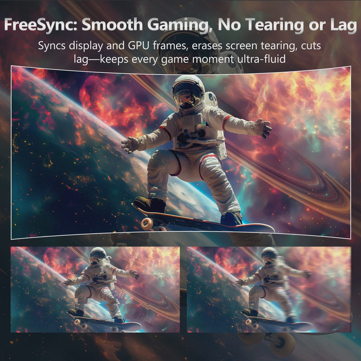 Z-EDGE 24" Curved Gaming Monitor | 200Hz, 1ms MPRT, Full HD 1080p, FreeSync, HDR