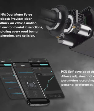 PXN V99 Force Feedback Racestuur met Pedalen en Schakelpook - 270/900 Graden Gaming Stuurwiel