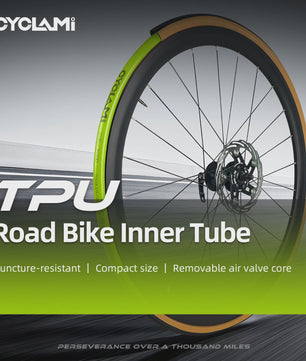 CYCLAMI Ultralichte TPU Binnenband voor Racefiets 700C - Verwisselbare Presta Ventiel
