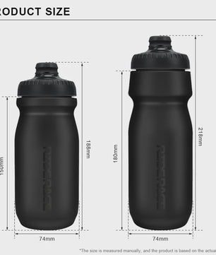RIDERACE Sportfles 550ML/650ML - Lichtgewicht Fietsbidon voor Hardlopen & Outdoor
