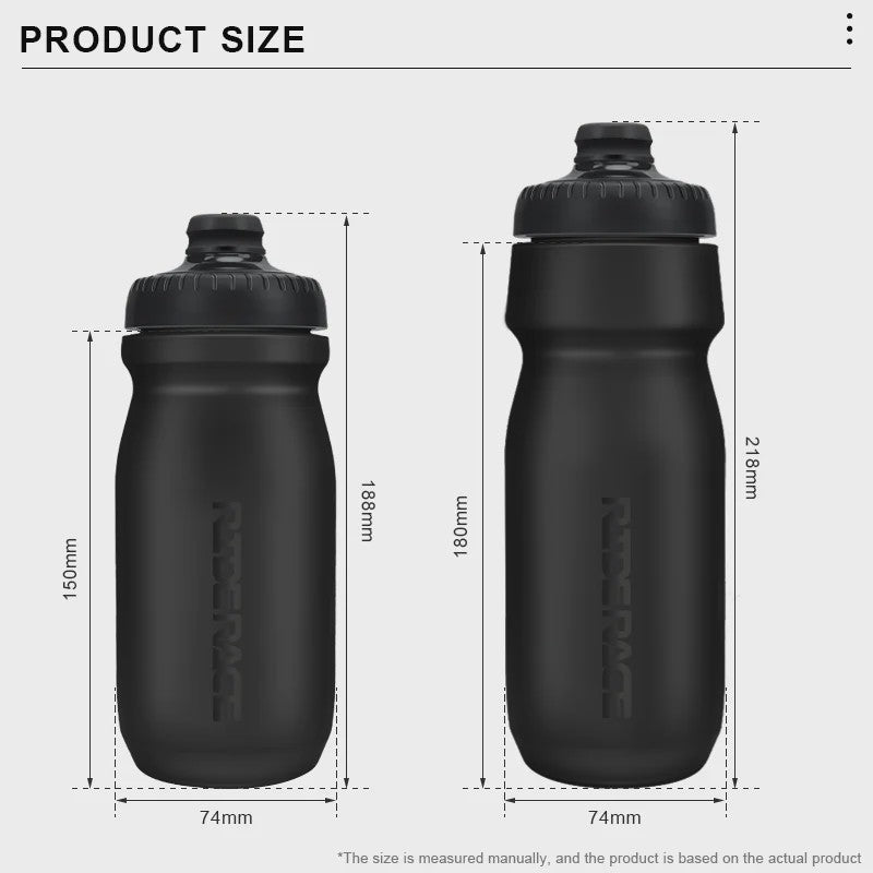 RIDERACE Sportfles 550ML/650ML - Lichtgewicht Fietsbidon voor Hardlopen & Outdoor