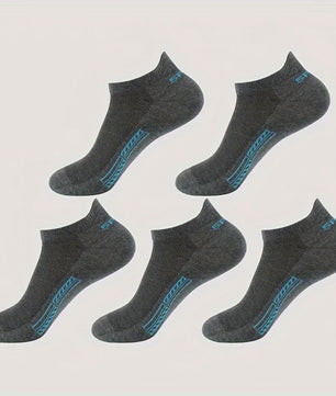 5/10 Paar Katoenen Sneakersokken Heren & Dames - Ademend Mesh & Comfortabel