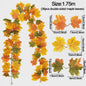 Herfst Slinger met Maple Bladeren - Kunstblad Slinger voor Thanksgiving, Halloween & Feestdecoratie