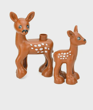 Grote Bouwstenen Dierenpark & Boerderij Figuren - Compatibel met Duplo