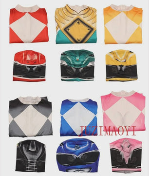 Volwassen Samurai Sentai Shinkenger Ranger Kostuum - Jumpsuit Cosplay voor Feestjes & Halloween
