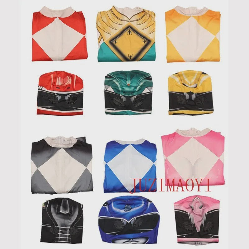 Volwassen Samurai Sentai Shinkenger Ranger Kostuum - Jumpsuit Cosplay voor Feestjes & Halloween