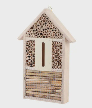 Houten Insectenhotel en Bijenhotel voor Tuin - Decoratief Buitenverblijf