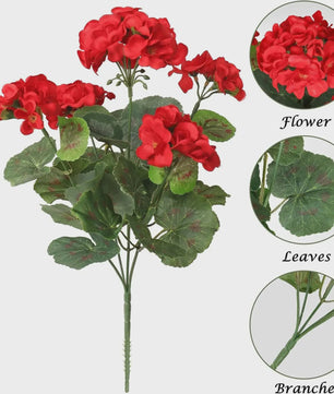 Zijden Begonia Kunstbloem - UV-bescherming voor Buiten & Binnen Decoratie