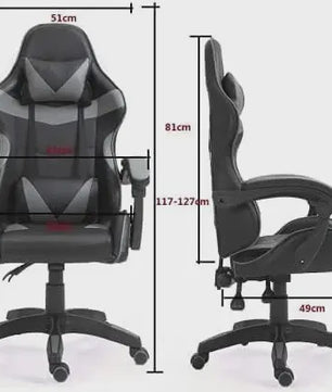 Ergonomische Gaming Stoel met Kantelfunctie - Kunstleer - Bureau & Home Office