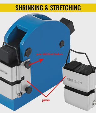 VEVOR Metaalkrimper en Strekker Set - 18 Ga Staal & 16 Ga Aluminium