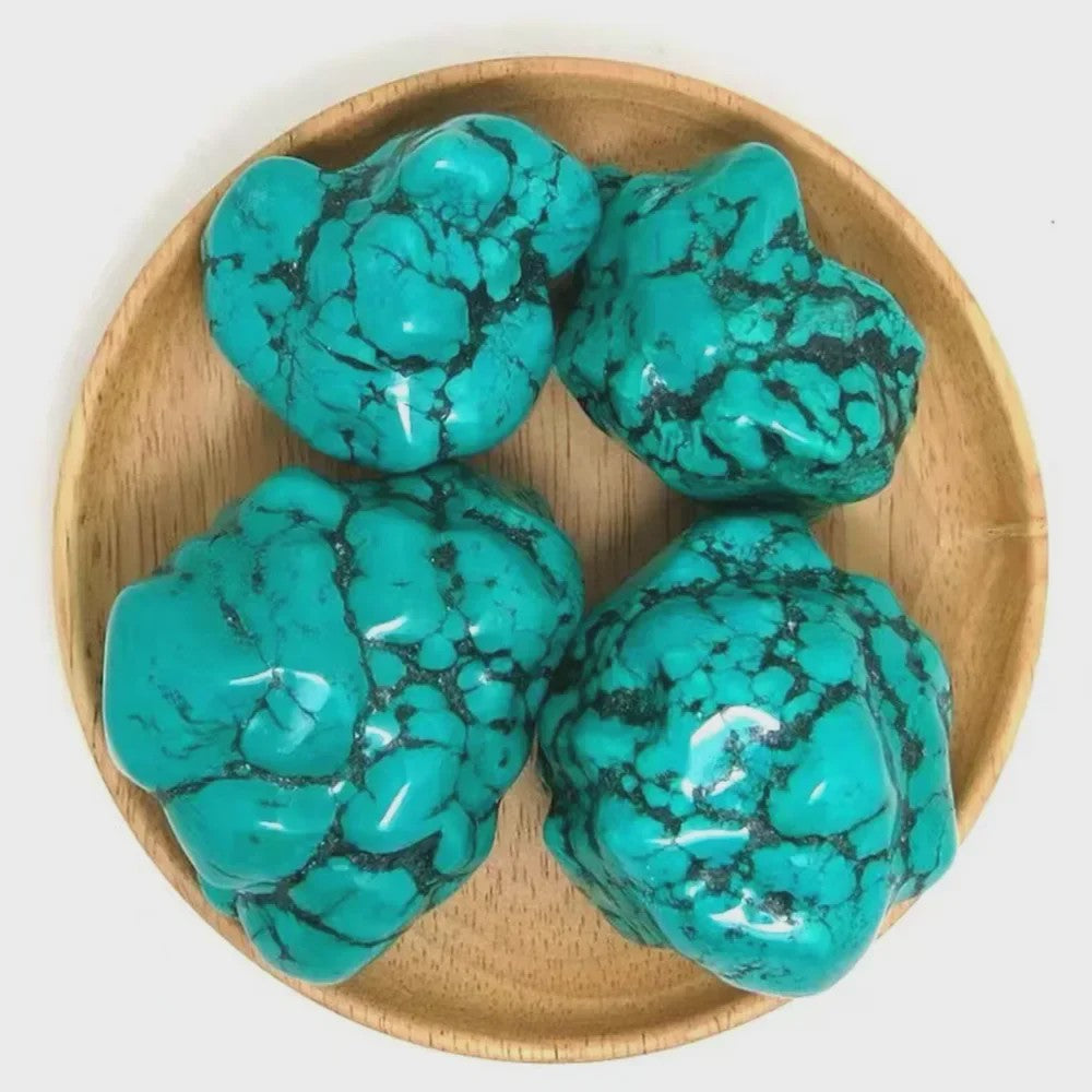 Ruwe Turquoise Kristal - Natuurlijke Energie Steen voor Healing en Decoratie