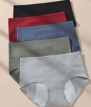 Hoge Taille Menstruatie Broekjes voor Dames - Lekvrij & Katoen - Plus Size L-4XL