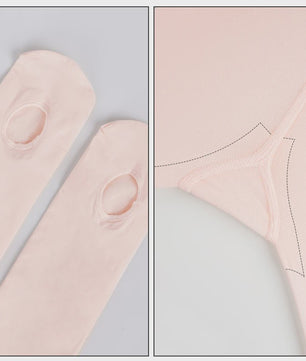 Professionele Ballet Tights voor Dames en Meisjes - 60D Microfiber, Convertible & Naadloos