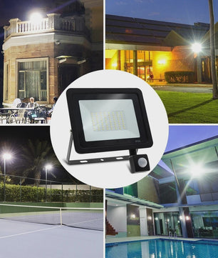Waterdichte LED Floodlight met PIR Bewegingssensor - 10W tot 100W