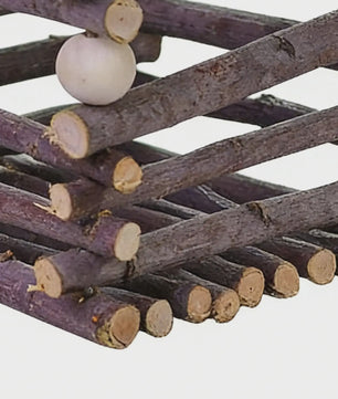 Houten Hooiruif voor Konijnen en Kleine Huisdieren - Veelzijdige Voerbak