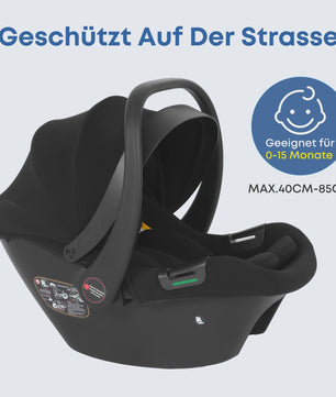 Baby Voyage Baby Autostoeltje Groep 0+ (0-12 Maanden) - Max 12kg, Zonnekap, I-Size