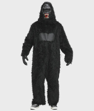 Unisex Gorilla Jumpsuit - King of the Jungle Halloween Kostuum