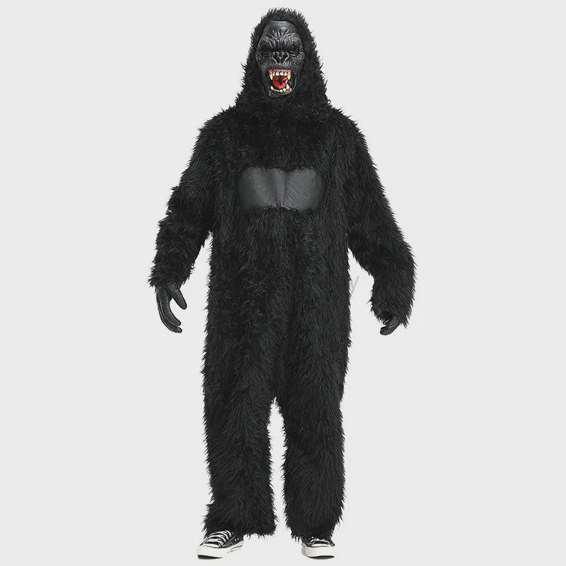 Unisex Gorilla Jumpsuit - King of the Jungle Halloween Kostuum