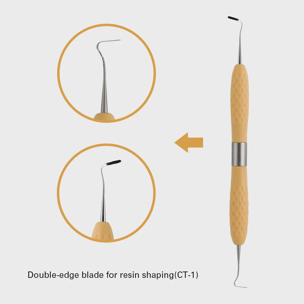 AZDENT Esthetisch Restauratie Mes - Tandheelkundig Instrument met Siliconen Grip