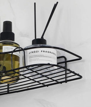 Hoek Douche Organizer - Geen Boren - Wandrek voor Badkamer & Keuken