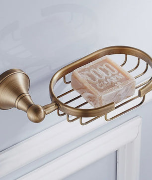 Luxe Massief Messing Badkamer Accessoires Set: Handdoekhouder, Toiletrolhouder, Ring & Haak