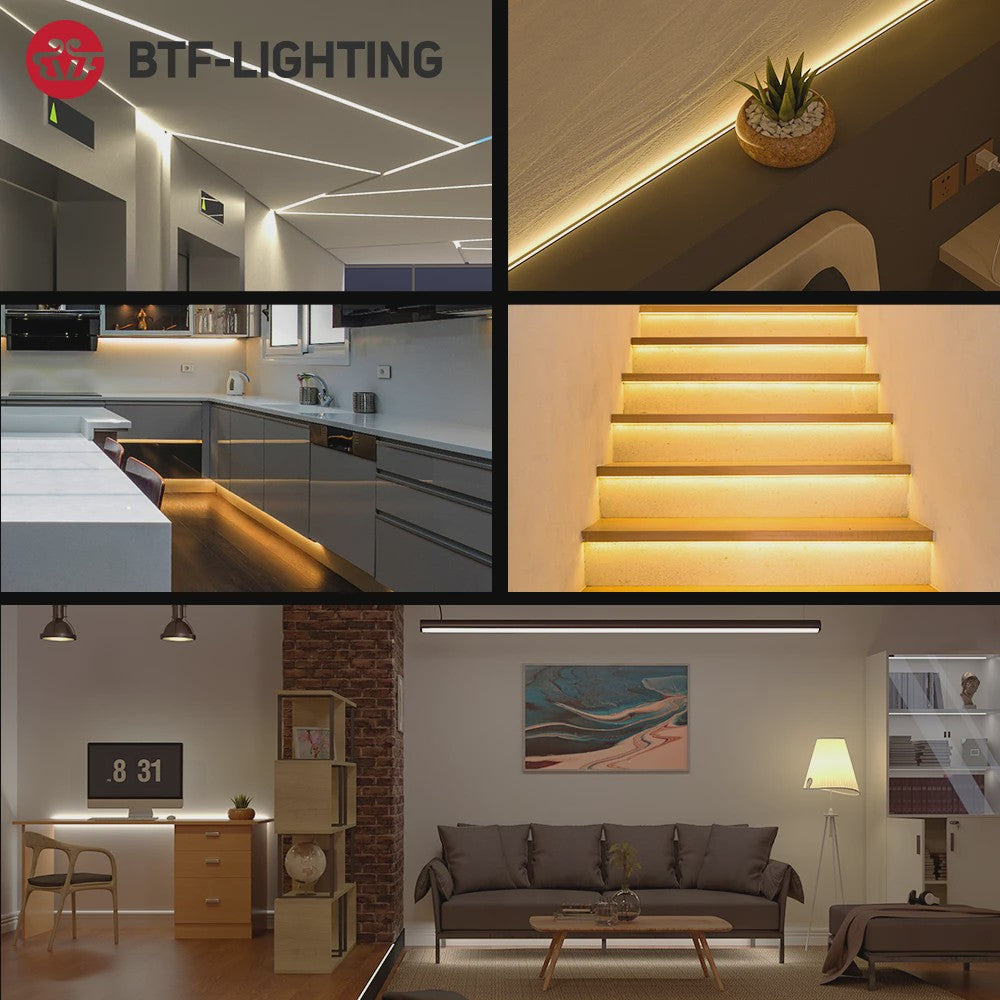FCOB LED Strip 12V/24V - Hoge Dichtheid, Flexibel, Dimbare Verlichting (RA90)